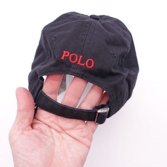 NEW Polo Ralph Lauren Men's Core Replen Classic Sport Dad Cap OS Black - Picture 3 of 7